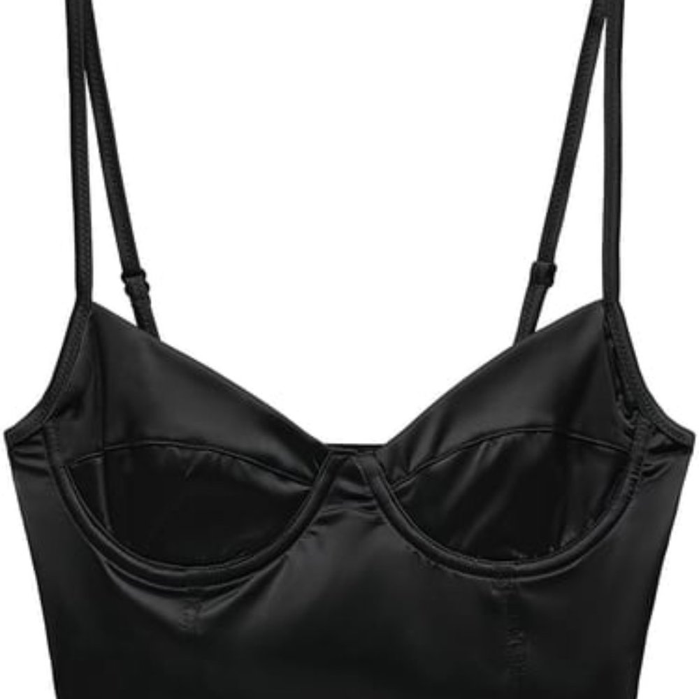 ZARA Satin Effect Bralette